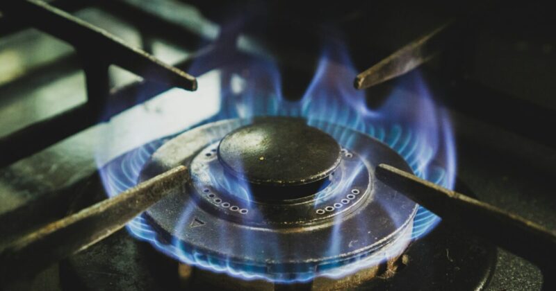 ガスコンロの火